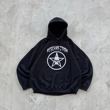 Vintage 90s Resurrection Band Baggy Hoodie Size XL Black, usado comprar usado Vintage 90s Resurrection Band Baggy Hoodie Size XL Black, usado comprar usado  Enviando para Brazil
