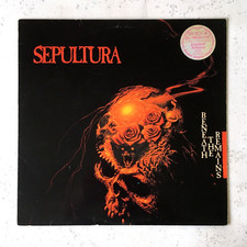 Sepultura 'Beneath The Remains' Original 1989 Roadracer Remaster com Cartaz  comprar usado  Enviando para Brazil