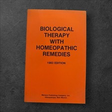 Biological Therapy with Homeopathic Remedies 1983 Edition Vintage Book segunda mano  Embacar hacia Mexico