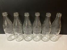 Garrafas de Coca-Cola 10 oz Sem Depósito/Sem Devolução** LOTE DE (6) VINTAGE***1970 Transparente, usado comprar usado  Enviando para Brazil