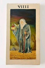 Tarot - Tarocchi "L'Eremita" (Arcano IX) - Oil on wood  comprar usado  Enviando para Brazil