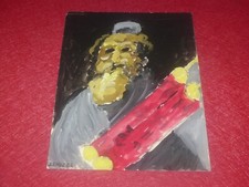 [JUDAICA] JACQUES ENDZEL GOUACHE ORIGINALE SIGNEE / RABBIN & SEFER TORAH Ca 1970 comprar usado  Enviando para Brazil