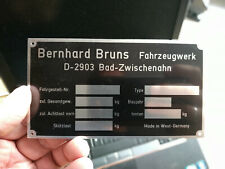 Typenschild maschinenfabrik br gebraucht kaufen  Bad Zwischenahn