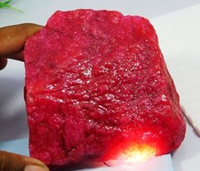Enorme pedra preciosa solta 2000,00 ct+ terra natural extraída rubi vermelho áspero CERTIFICADO, usado comprar usado  Enviando para Brazil