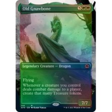 Usado, Foil Old Gnawbone (borderless) M/NM Magic MTG Adventures In The Forgotten Realms comprar usado  Enviando para Brazil
