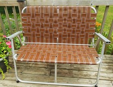 Vintage aluminum webbed for sale  Hesperia