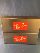 Lote de 2 gafas de sol Ray-Ban caja de almacenamiento vacía solo cajas vacías RAY BAN segunda mano  Embacar hacia Mexico