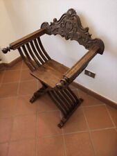 Sedia savonarola legno usato  Capannori