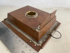 BR INCOMUM SLOT OBLONGO NA BASE DO RESERVATÓRIO DE LÂMPADA DE COBRE É 15 X 12 CM GC, usado comprar usado  Enviando para Brazil