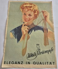 Uhli strümpfe werbeplakat gebraucht kaufen  Reichenbach im Vogtland