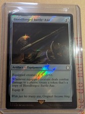 Bloodforged battle axe for sale  ALFRETON