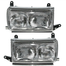 Conjunto de faróis cristalino conjunto 1 par para Land Cruiser FJ80/LC80 1991-1997, usado comprar usado  Enviando para Brazil