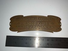 Targhetta produttore cassefort usato  Varese