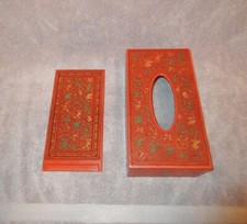 Vtg asian lacquered d'occasion  Expédié en Belgium