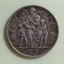 Lire 1936 argento usato  Sarzana
