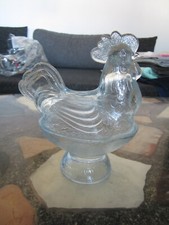 Zweiteiliges huhn glas gebraucht kaufen  Frickenhausen