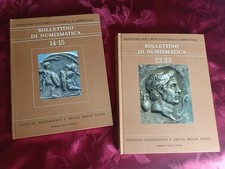 Volumi bollettino numismatica usato  Roma