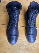 Feud black leather for sale  UK