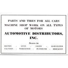 Automotive distributors inc. for sale  Hinckley