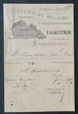 Facture 1886 atelier d'occasion  Nantes-