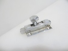 Fechadura de porta de banheiro cromada vintage parafuso deslizante peça vazia antiga Art Deco 1936 comprar usado  Enviando para Brazil
