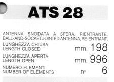 Antenna stilo ats28 usato  Senigallia