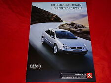 CITROEN C5 Limousine Kombi "Crystal" Sondermodell Prospekt Brochure von 2002 comprar usado  Enviando para Brazil