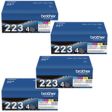 16 cartuchos de toner Brother genuínos vazios TN223 C Y M cor preta - 4 conjuntos comprar usado  Enviando para Brazil