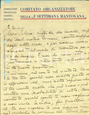 1930 mantova lettera usato  Milano