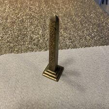 Brass obelisk for sale  RUNCORN