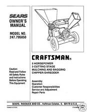 Craftsman chipper shredder for sale  Dayton