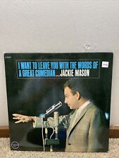Jackie mason comedy for sale  Whitewater