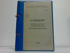 Dienstvorschrift 040 407 gebraucht kaufen  Eicklingen