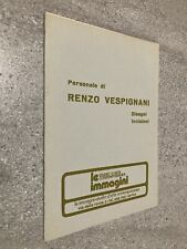 Personale renzo vespignani usato  Torino