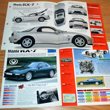 1993 MAZDA RX-7 ESPECIFICAÇÕES INFORMAÇÕES PÔSTER ORIGINAL FOLHETO 93 RX7 comprar usado  Enviando para Brazil