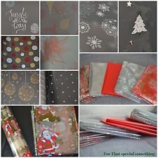 Clear christmas cellophane for sale  CAERPHILLY