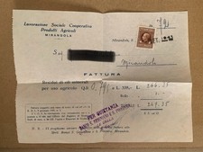 Fattura lavorazione sociale usato  Vestone
