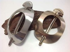 Metall haarspange gebürstetem gebraucht kaufen  Detmold