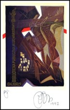 Agirba Ruslan 1997 Exlibris X6 Warsaw Uprising 1944 Powstanie Warszawskie 160 na sprzedaż  PL