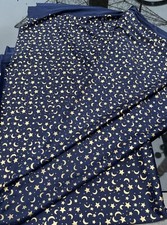 Dekostoff dunkelblau mond gebraucht kaufen  Lünen