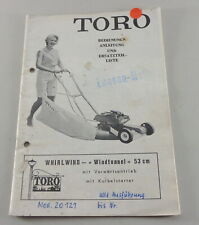 Betriebsanleitung teilekatalog gebraucht kaufen  Jever