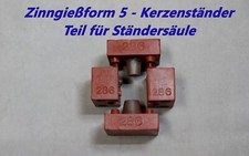 Zinngießform zierstück kerze gebraucht kaufen  Rothenburg