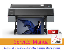 Impressora Epson Grande Formato Manual de Serviço Pdf Cor Certa, Stylus Pro, F, P, S, T comprar usado  Enviando para Brazil
