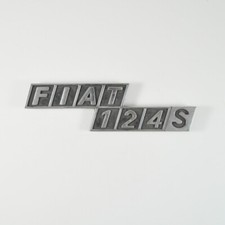 Original Fiat 124S Emblem - Schriftzug - Typenschild - Oldtimer - Aluminium comprar usado  Enviando para Brazil