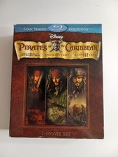 Pirates of the Caribbean Trilogy (7-Disc Blu-ray Set, 2011) with Bonus Disc comprar usado Pirates of the Caribbean Trilogy (7-Disc Blu-ray Set, 2011) with Bonus Disc comprar usado  Enviando para Brazil