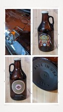 Garrafa Growler de vidro de café Dark Matter marrom 32 fl. Oz. Colorido dos EUA comprar usado  Enviando para Brazil