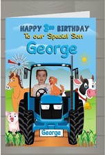 Personalised tractor birthday for sale  LONDON