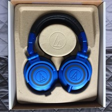 Usado, Fones de ouvido profissionais raros Audio-Technica ATH-M50X azul preto edição limitada comprar usado  Enviando para Brazil