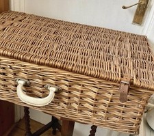 Vintage sturdy wicker. for sale  BRISTOL