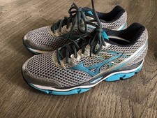 Tênis de corrida Mizuno feminino tamanho 9 Wave Enigma 5 malha atlético prata, usado comprar usado  Enviando para Brazil